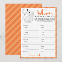 Halloween-matchen från Party Avslutar min fras