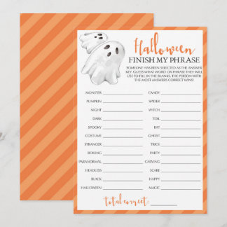 Halloween-matchen från Party Avslutar min fras