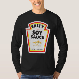 Halloween Matching Costume Salty Soy Sauce Flaska T Shirt
