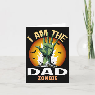 Halloween Matching Pappa Zombie Costume Kort