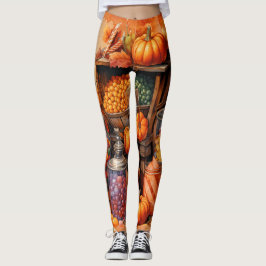 Halloween-maten för festtema leggings
