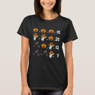 Halloween Math-ekvationer för matlärare T Shirt
