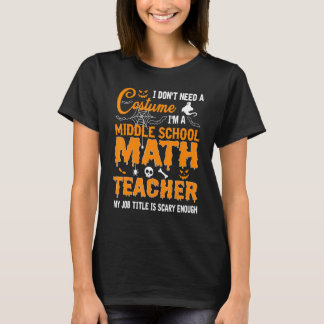 Halloween Math Lacher Ghost Season Lärare T Shirt