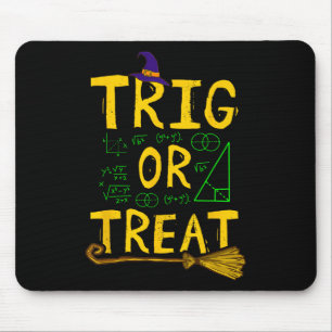 Halloween Math Teacher Trig eller Treat Student Sc Musmatta