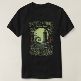 Halloween med djup av fördömande t shirt