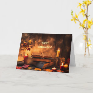 Halloween med Magic Mystical Spell Bokar Kort