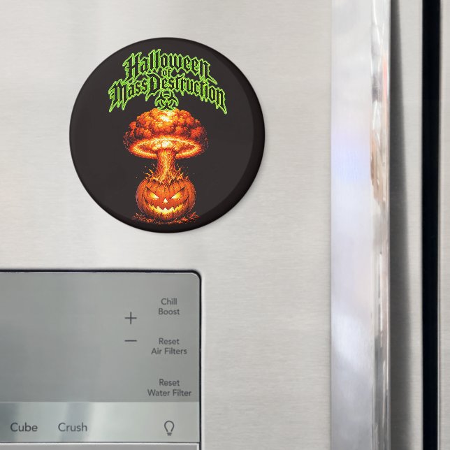 Halloween med massförstörelse Nukleär Jack-o'-Lant Magnet (In Situ (Fridge))