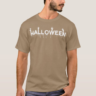 Halloween med Zombie Händer vän T Shirt