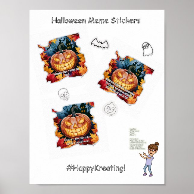 Halloween Memes! Poster (Framsidan)
