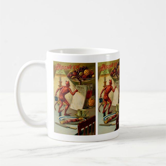 Halloween meny kaffemugg (Vänster)