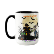 Halloween "Meow & Woof at Midnight" Kat & Werevarg