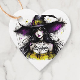 Halloween mer hänförande med "Happy halloween" Gåvor Etiketter