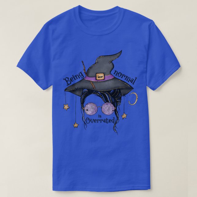 Halloween Messy Bun Witc är överskattat när det är T Shirt (Design framsida)