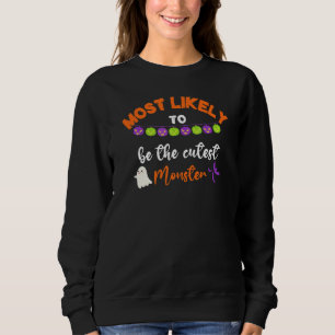 Halloween Mest Sannolikt Matchande Familj Syster S T Shirt