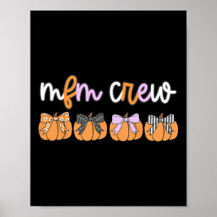 Halloween Mfm Crew Maternal Fetal Medicine Sonogra Poster