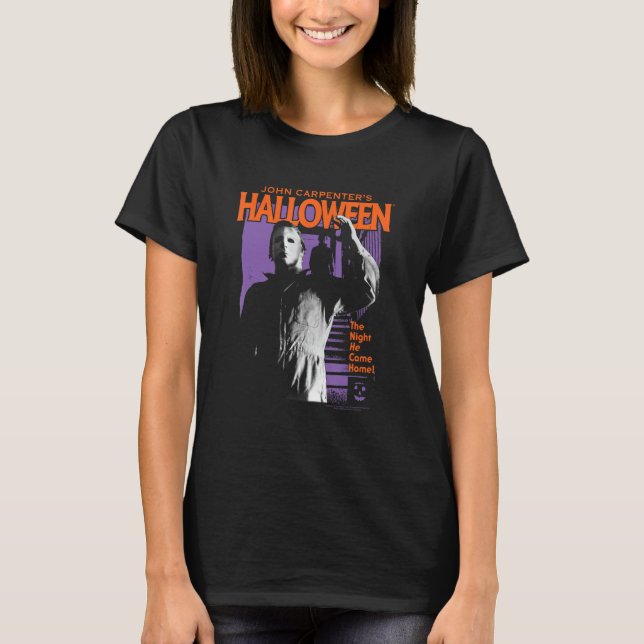 Halloween Michael Myers Pop Art T Shirt (Framsida)