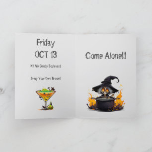 Halloween-middag med en touch av makaber nyckfullh meddelande