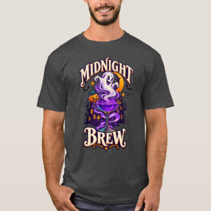 Halloween Midnatt Brew Ghost Cocktail T-Shirt