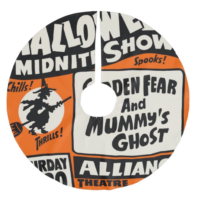 Halloween Midnite Show Julgransmatta Borstad Polyester (Framsidan)