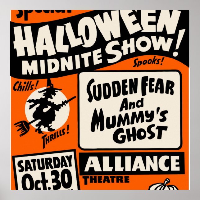 Halloween Midnite Show Poster (Framsidan)