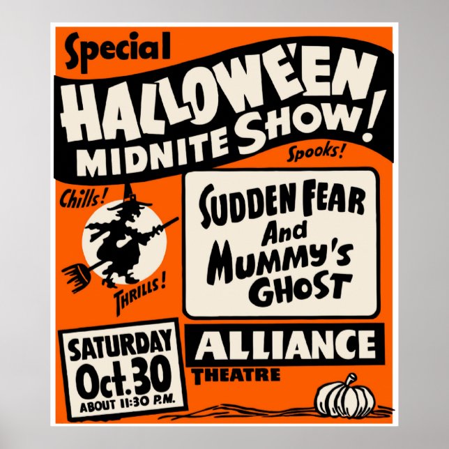 Halloween Midnite Show Poster (Framsidan)