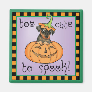 Halloween Min Pin Magnet