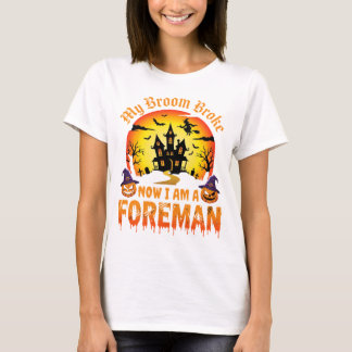 Halloween Min sopkvast gick sönder Häxan T Shirt