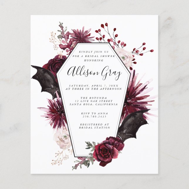 Halloween-Möhippa | BudgetFlyer Flygblad (Framsidan)