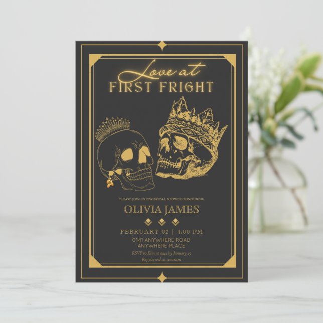 Halloween-möhippa Inbjudningar (Stående Fram)