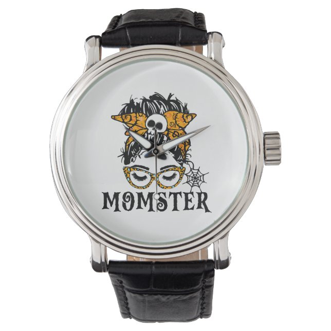 Halloween Momster Armbandsur (Framsida)