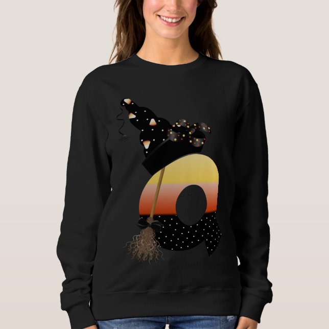Halloween Monogram Brev Q T Shirt (Framsida)
