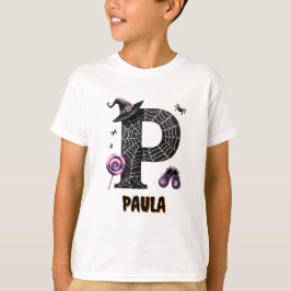 Halloween-monogram P T Shirt