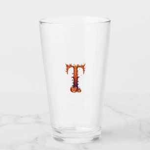 Halloween MonogramT Glaskopp