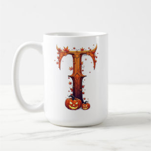 Halloween MonogramT Kaffemugg