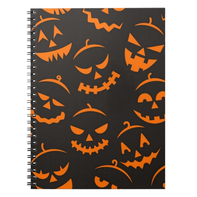 Halloween mönster anteckningsbok (Framsidan)
