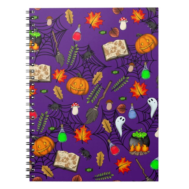 Halloween mönster anteckningsbok (Framsidan)
