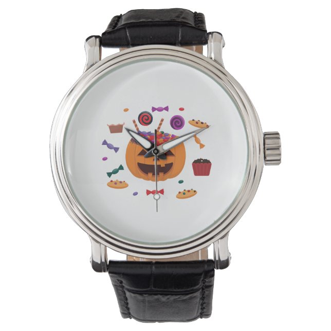Halloween mönster armbandsur (Framsida)