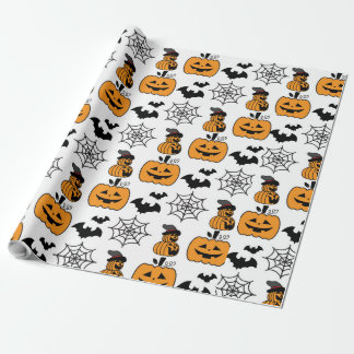 Halloween Mönster Art-utskrift Presentpapper