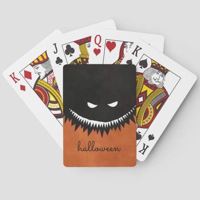 Halloween Monster Casinokort (Baksidan)