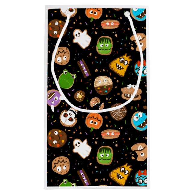 Halloween Monster Cookie-Roligtens barn Party (Baksidan)