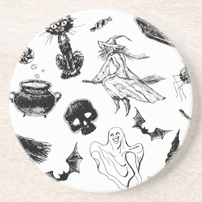 Halloween mönster-design underlägg (Framsidan)