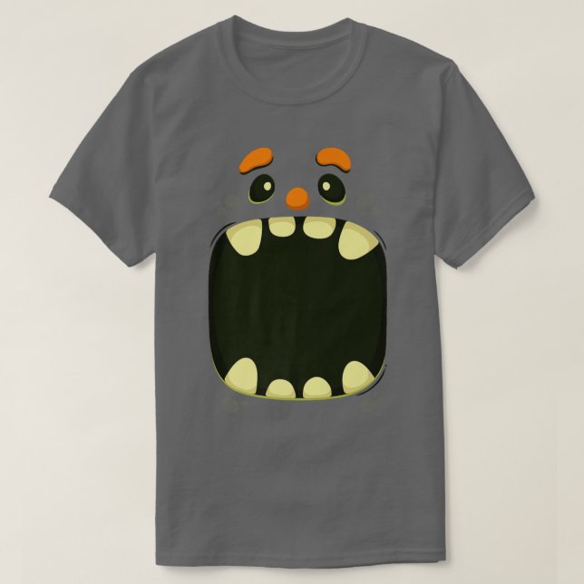 Halloween Monster Face Costume Tee 159 (Design framsida)