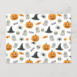 Halloween mönster helg vykort