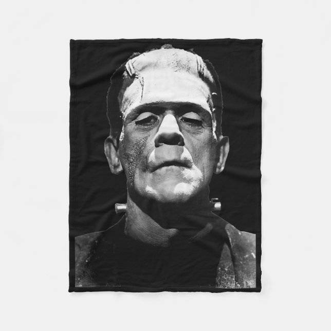Halloween Monster Horror Movie Monster Fleecefilt (Framsidan)
