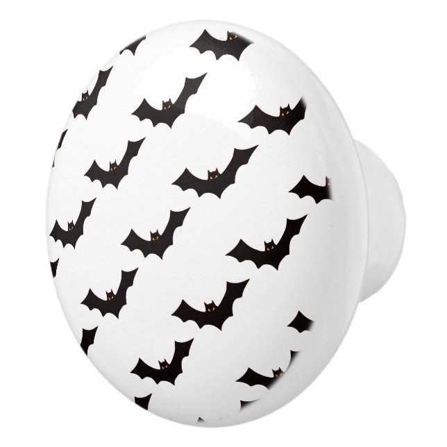 Halloween, Mönster i Fladdermus, Bus eller godis,  Knopp (Höger)