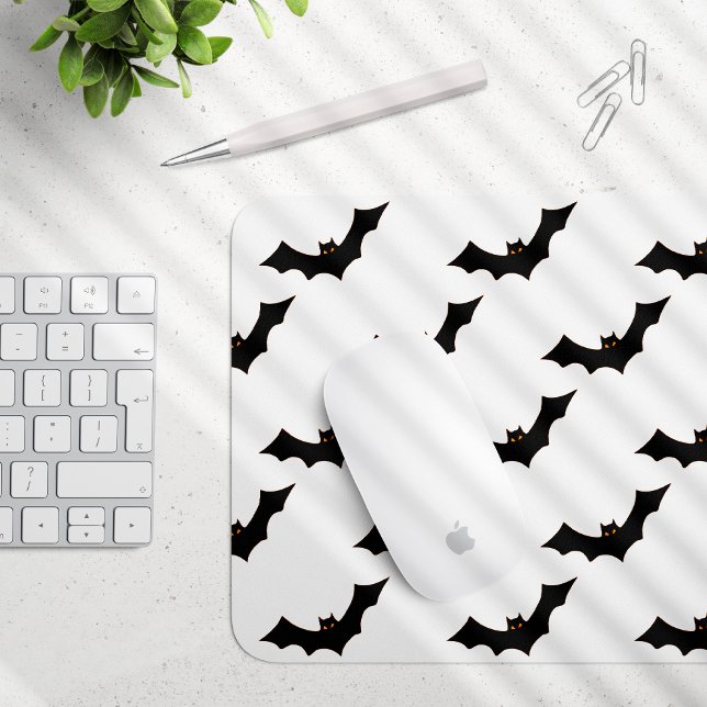 Halloween, Mönster i Fladdermus, Bus eller godis,  Musmatta (Skapare uppladdad)