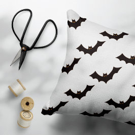 Halloween, Mönster i Fladdermus, Bus eller godis,  Prydnadskudde