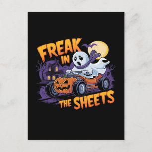 HALLoween-monster i lakanet Helg Vykort
