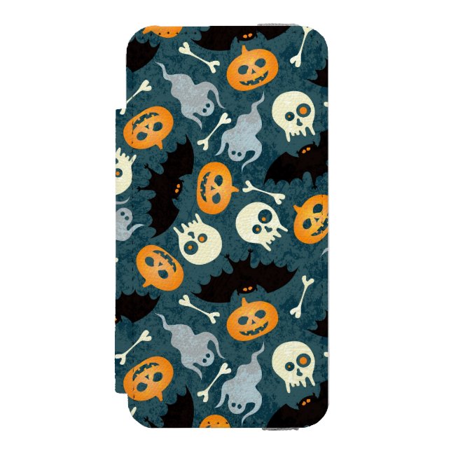 Halloween mönster incipio iPhone wallet skal (Folio Framsidan)
