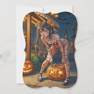 Halloween-monster Jack-o-Lantern & fladdermus-käri
